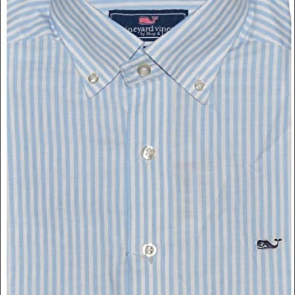 Vineyard Vines Large Stripped Button Down Slim Fit - Picture 5 of 5